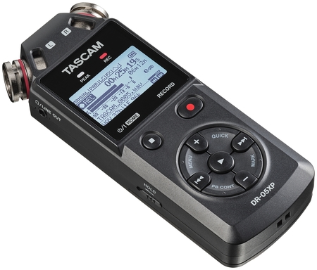 Image principale du produit DR-05XP Tascam - Enregistreur numérique 2 micros USB-c.