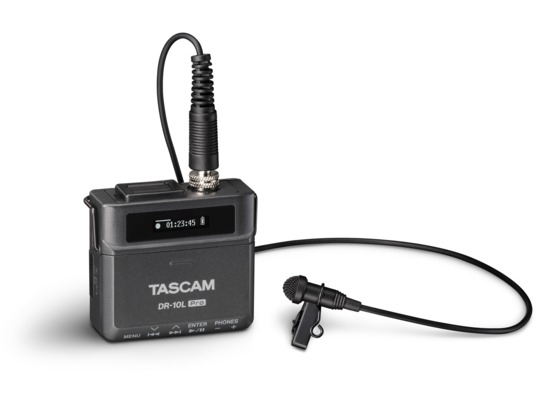 Image principale du produit DR-10LPRO Tascam - Enregistreur audio compact avec micro cravate
