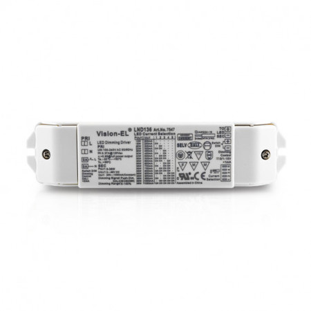 Image principale du produit Driver de led Universel 12 à 38W graduable Dali et Push