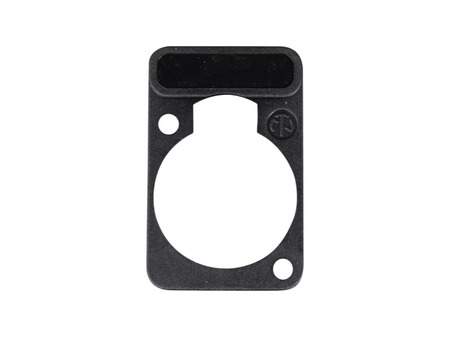 Image principale du produit DSS-BLACK Neutrik – Repérage de couleur pour embase série D – Noir