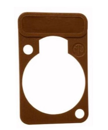 Image principale du produit DSS-BROWN Neutrik – Repérage de couleur pour embase série D – Marron
