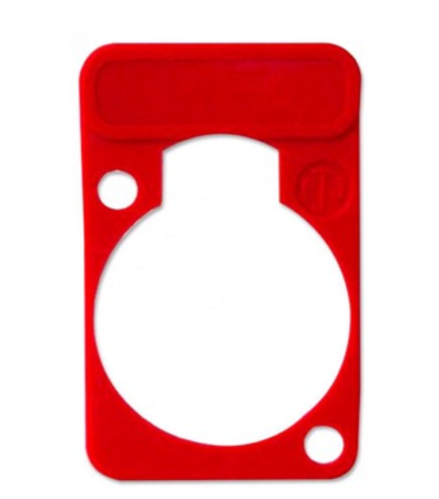 Image principale du produit DSS-RED Neutrik – Repérage de couleur pour embase série D – Rouge