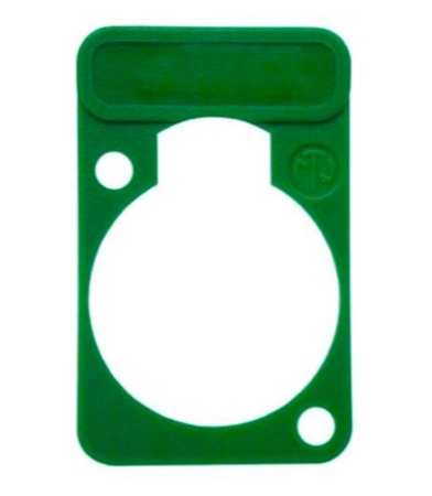 Image principale du produit DSS-Green Neutrik – Repérage de couleur pour embase série D – Vert