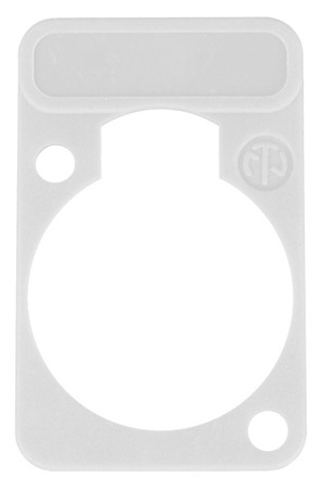 Image principale du produit DSS-WHITE Neutrik – Repérage de couleur pour embase série D – Blanc