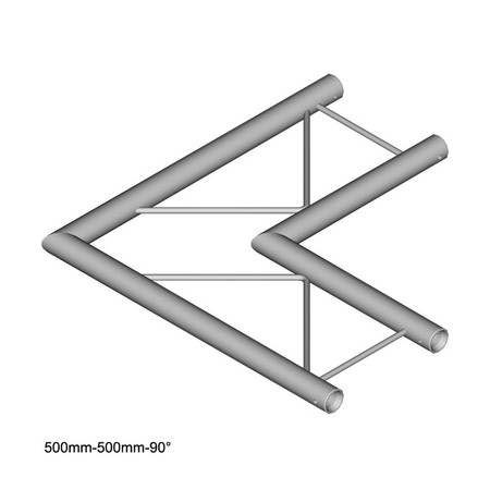 Image principale du produit structure alu duratruss échelle angle plat 90° DT22-C21H-L90
