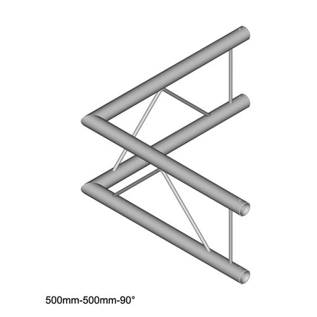 Image principale du produit Structure alu angle droit duratruss échelle DT 22-C21V-L90