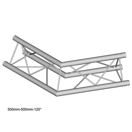 Image principale du produit Structure Triangle alu 120° duratruss DT23-C22-L120