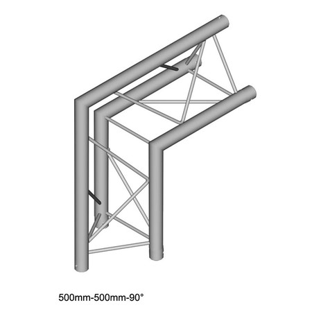 Image principale du produit Structure Triangle alu 90° pointe Extérieure duratruss DT23-C24-L90