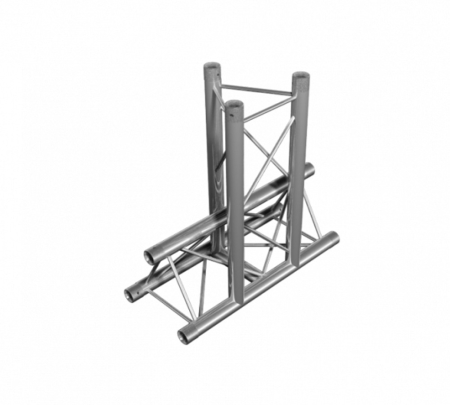 Image principale du produit DT23-T35-VD duratruss Structure Triangle alu 3 départs en T tube 35mm
