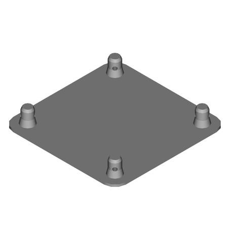 Image principale du produit Embase plate pour structure carrée 290 DURATRUSS