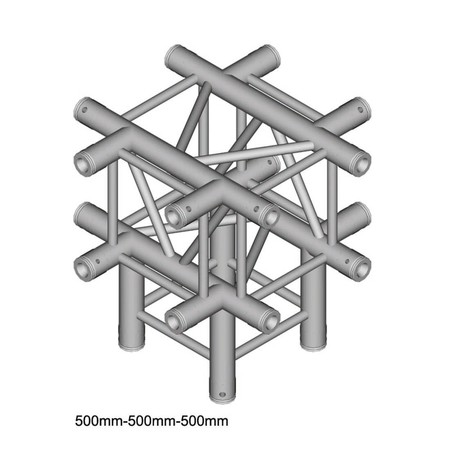 Image principale du produit Structure Carré Duratruss - DT34 - 5 Angles avec 5 départ à 90°