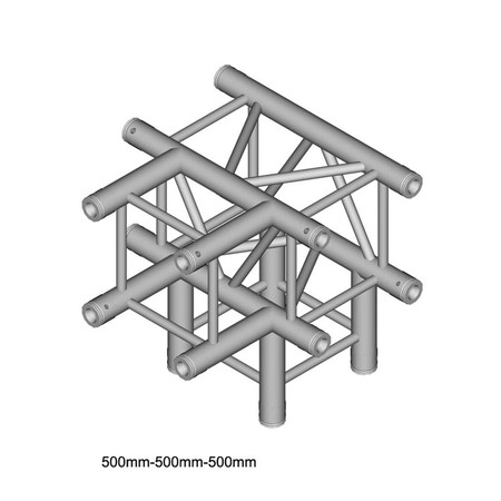 Image principale du produit structure alu carrée duratruss DT-34 T40 TD 4 départs avec manchons