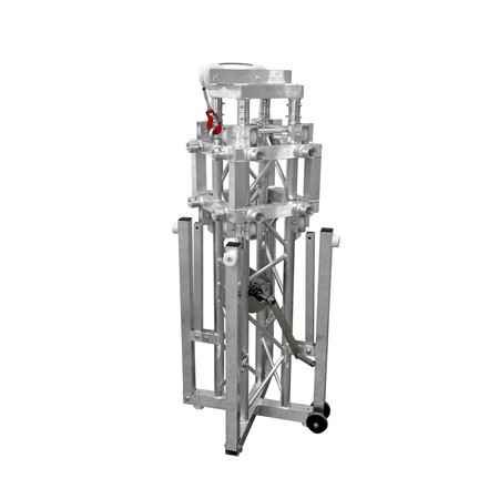 Image secondaire du produit Elément de tower complet Duratruss DT34 FLEX TOWER avec embase chariot et système de treuil