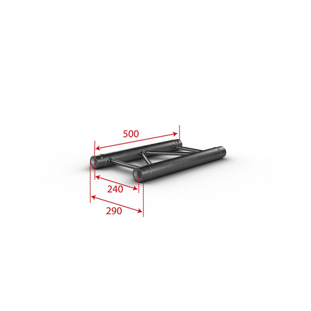 Image secondaire du produit DUO29-050 blk Contestage - Barre de 50Cm en échelle 290 noir