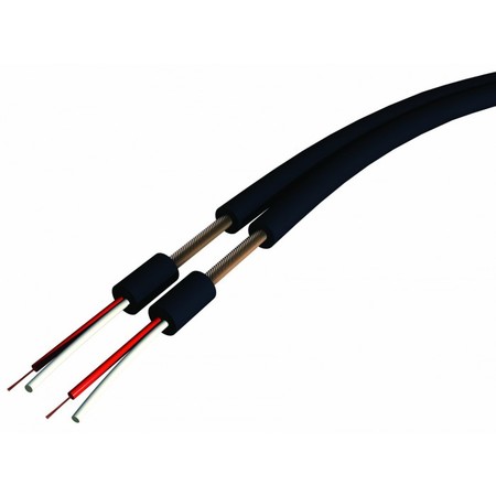 Image principale du produit Câble Audio double 2 paires symetrique noir prix au m