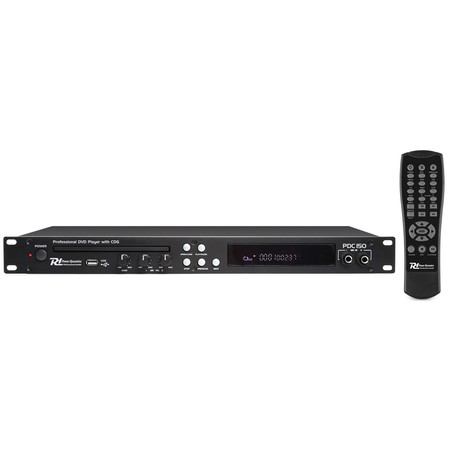Image principale du produit PDC150 Power dynamics - Lecteur DVD CD, USB rackable