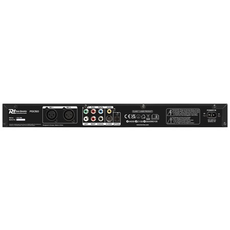 Image nº3 du produit PDC150 Power dynamics - Lecteur DVD CD, USB rackable