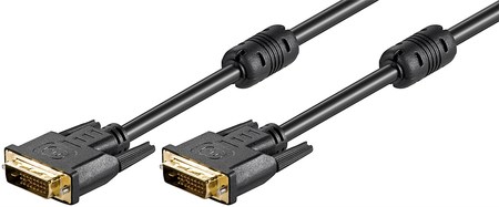 Image secondaire du produit Câble DVI-D mâle mâle connecteurs dorés 1.8m