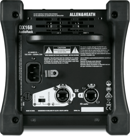 Image secondaire du produit DX168 Allen & Heat boîtier de scène 16 entrées 8 sorties pour consoles SQ dLive