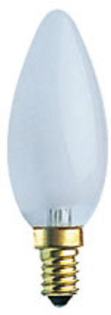 Image principale du produit Lampe E14 Flamme lisse dépolie 230V 25W