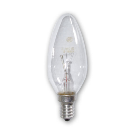 Image principale du produit Lampe E14 230V 40W flamme claire code 005826