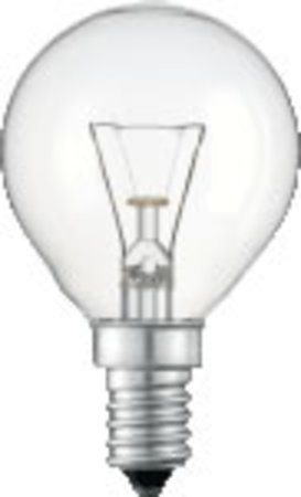 Image principale du produit Lampe E14 230V 40W sphérique claire 300° pour FOUR
