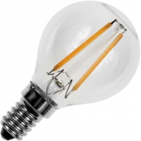 Image principale du produit Lampe E14 Sylvania Led filament sphérique 250 lumens Blanc chaud