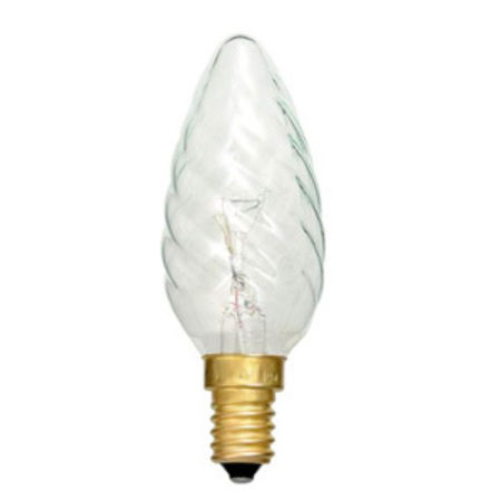 Image principale du produit Lampe E14 flamme torsadée 230V 40W code 005946
