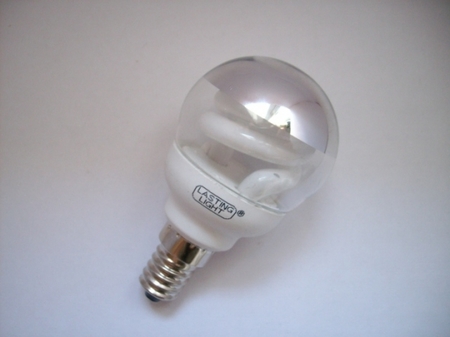 Image principale du produit Lampe E14 calotte argentée économique 230V 10W