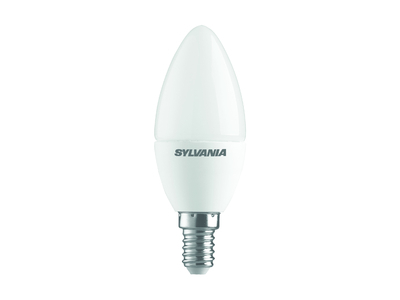 Image principale du produit Ampoule E14 Sylvania 4W ToLEDo flamme opale dépolie