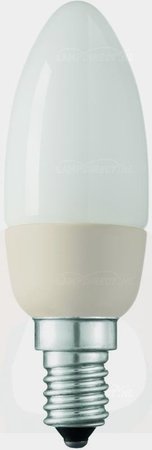 Image principale du produit Lampe Eco E14 Flamme  Philips Soft ES mini 8W instantanné