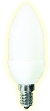 Image principale du produit Lampe éco E14 flamme 9W 827 ELIX 109mm