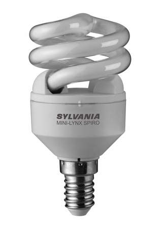 Image principale du produit Ampoule Eco E14 9W spirale Sylvania MiniLynx Spiro Superior 10000h code 0035219