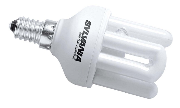 Image principale du produit Ampoule Eco E14 9W Blanc chaud Sylvania Fast start