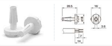 Image principale du produit Isolateur serre cable SIB14