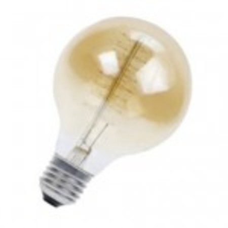 Image principale du produit Ampoule E27 230V 35W GLOBE 80mm dorée filament carbone