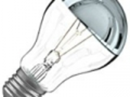 Image principale du produit Lampe E27 calotte argentée 24V 100W