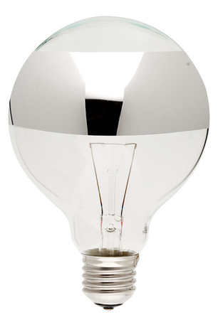 Image principale du produit Lampe E27 230V 60W avec anneau argenté