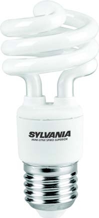 Image principale du produit Ampoule Eco E27 20W 827 spirale Sylvania MiniLynx Spiro Superior 15000h code 0035222