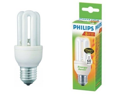 Image principale du produit Ampoule Eco E27 11W Blanc chaud Philips Genie code 80119710