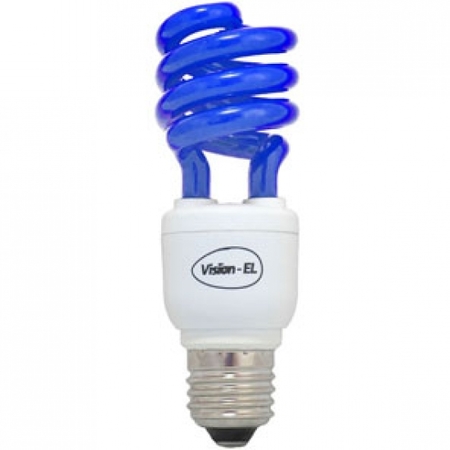 Image principale du produit Ampoule Eco E27 15W bleue