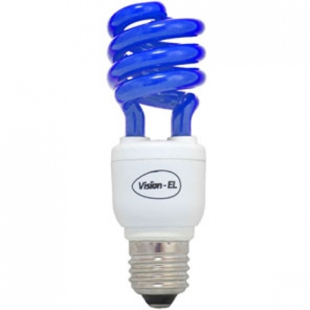 Image principale du produit Ampoule Eco E27 15W bleue