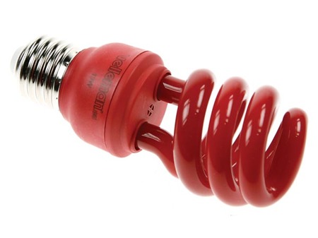 Image principale du produit Ampoule Eco E27 11W rouge