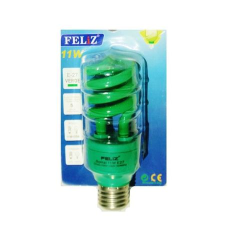 Image principale du produit Ampoule Eco E27 11W verte