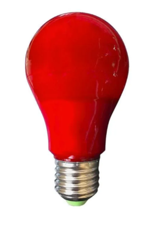 Image principale du produit Ampoule led E27 rouge 7W
