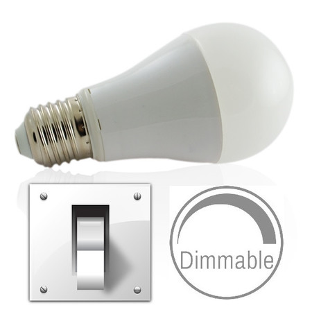 Image principale du produit Ampoule E27 9W Led dimmable par simple switch