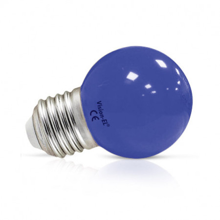 Image principale du produit Lampe E27 à led Bleu 1 W 230V