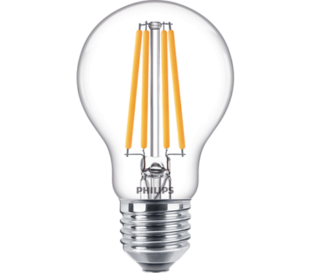 Image principale du produit Ampoule Led E27 filament Philips 10.5W 827