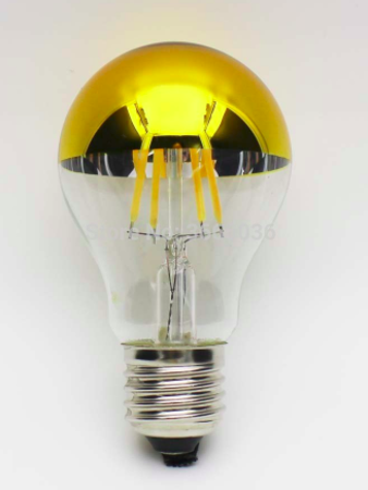 Image principale du produit Ampoule LED E27 à filament 4W calotte doré