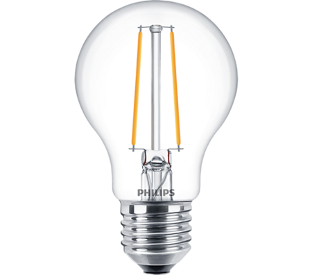 Image principale du produit Ampoule led E27 Philips ledbulb D 5,5W filament 827 dimmable